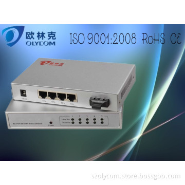10/100m 1 Fiber + 4 RJ45 Fiber Switch (TA714-FE/S20)